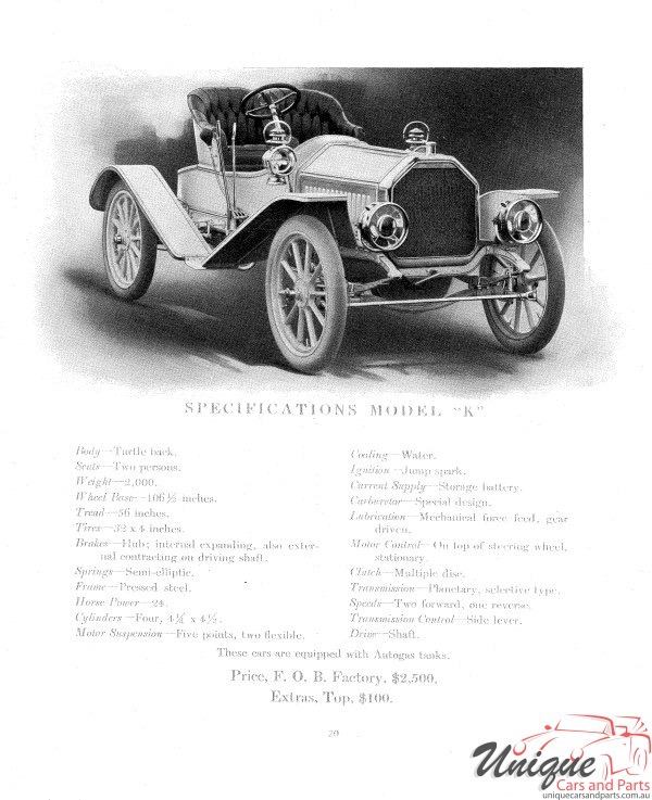 1907 Buick Automobiles Brochure Page 4